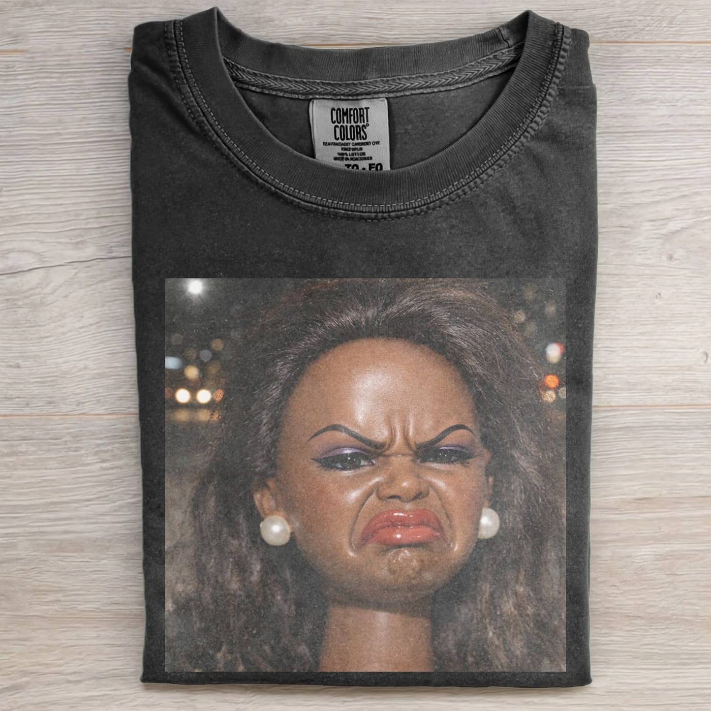 BLACK GIRL DOLL GIRL FUNNY MEME TEE