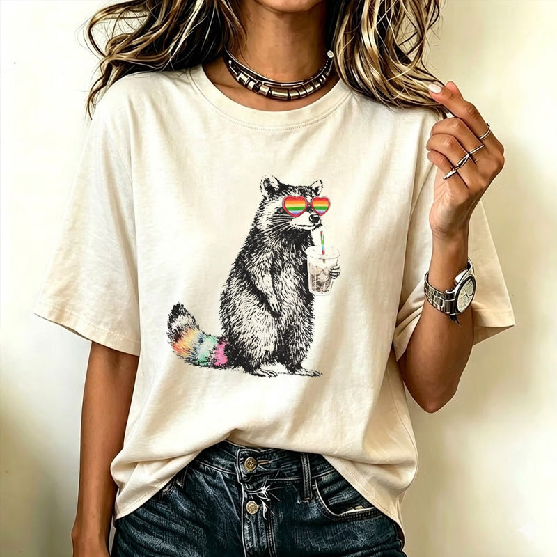 Funny Raccoon LGBTQ Pride T-shirt