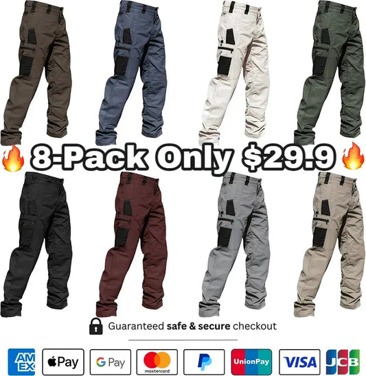 🔥Men's Loose-Fit Utility Jeans🔥8-Pack - All Colors Included, Only $29.99