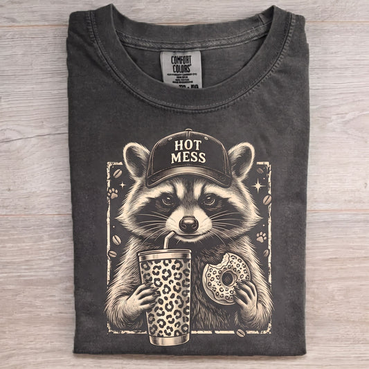 Hot Mess Raccoon T-shirt