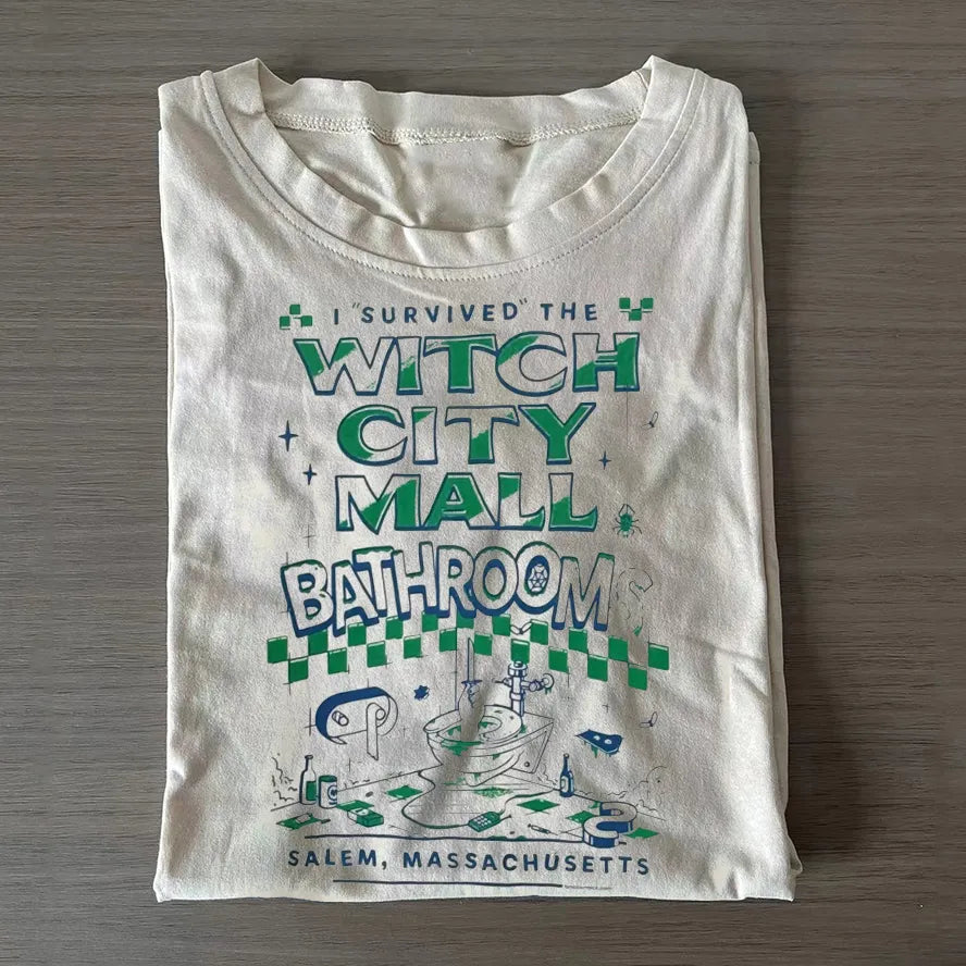 I Survived The Witch City Mall Bathrooms Relaxed Fix T-shirt