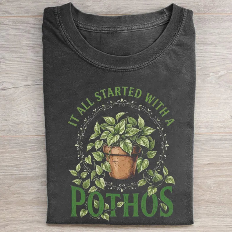 Funny Pothos Houseplant T-shirt