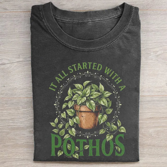 Funny Pothos Houseplant T-shirt