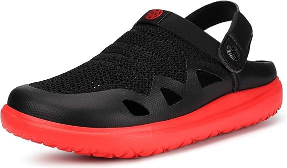 Men's Women's Clogs Garden Shoes Slip On Sandals Breathable Summer Orthotic Walking Slippers with Plantar Fasciitis Soles