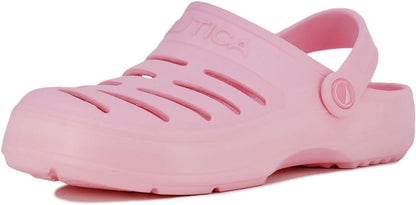 Nautica Women's Classic Slip-On Clogs - Comfortable Crafted Clog Water Shoes for Garden and Casual Wear
