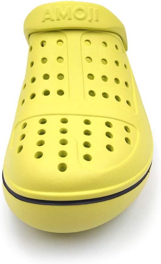 Amoji Unisex Clogs Garden Shoes Slip On Sandals CL8818
