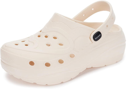 WHITIN Clogs for Women | Thick Sole Cushioned Garden Shoes