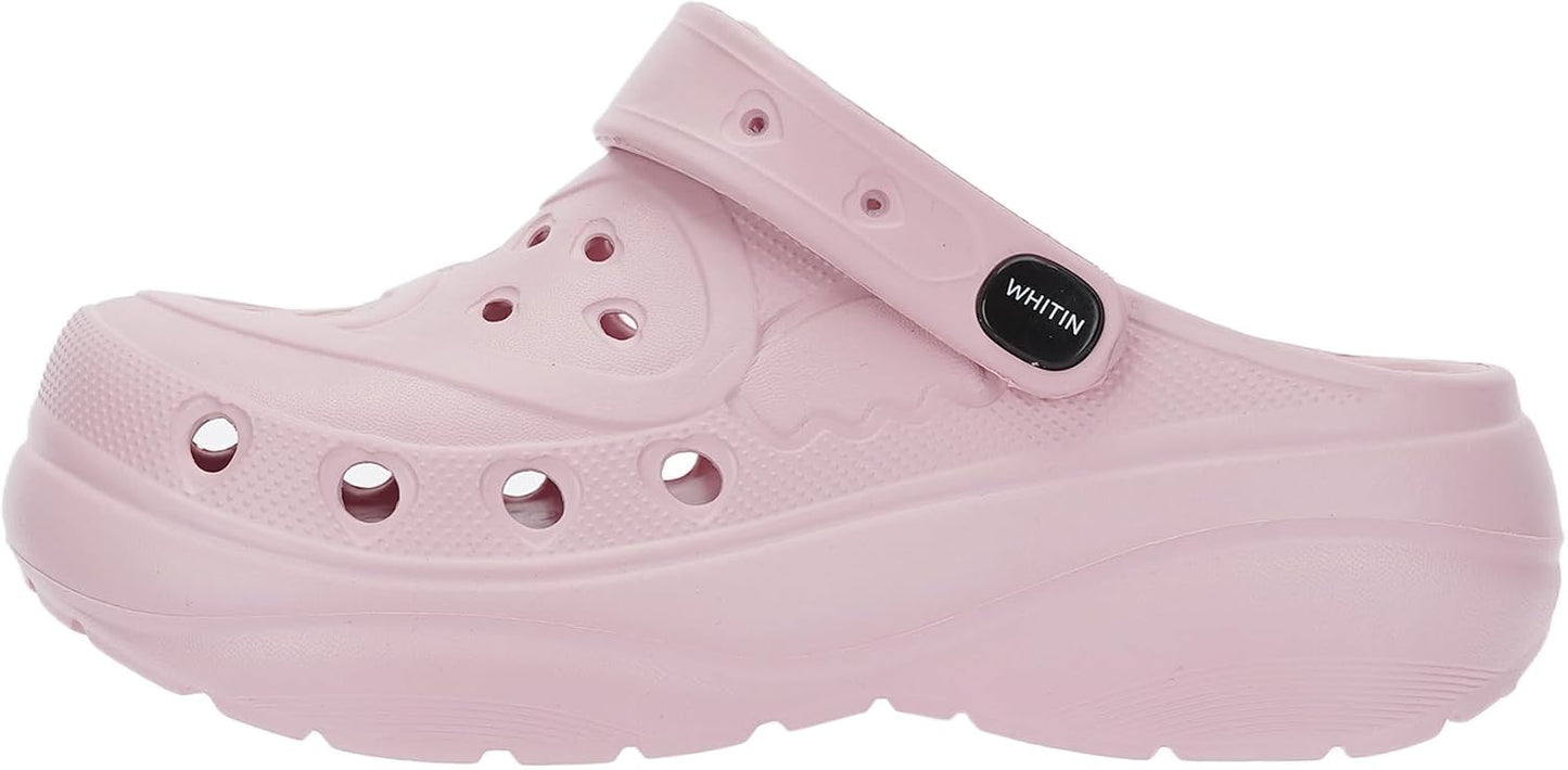 WHITIN Clogs for Women | Thick Sole Cushioned Garden Shoes