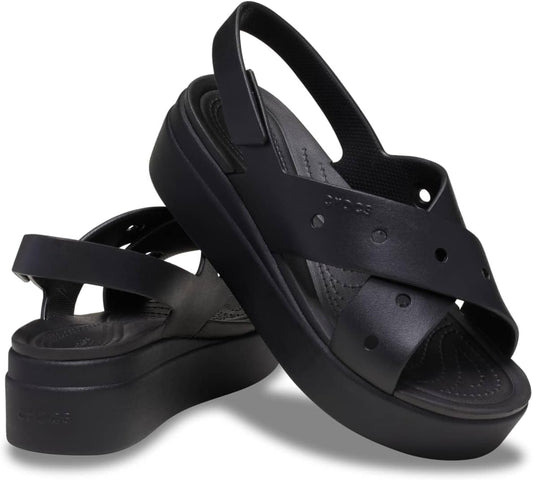 Crocs Women's Brooklyn 4U Low Wedges, Platform Wedge Sandals for Women