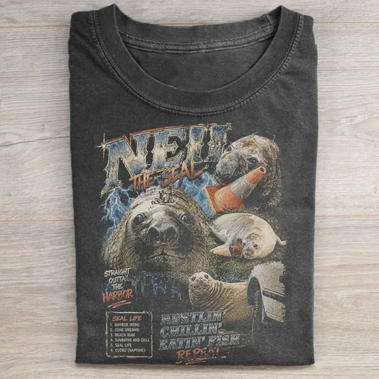 Neil The Seal Moon T-shirt
