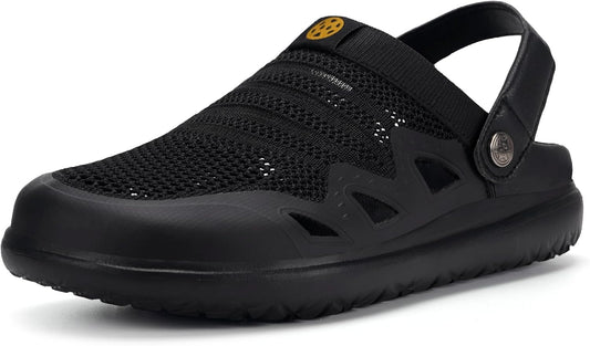 Men's Women's Clogs Garden Shoes Slip On Sandals Breathable Summer Orthotic Walking Slippers with Plantar Fasciitis Soles