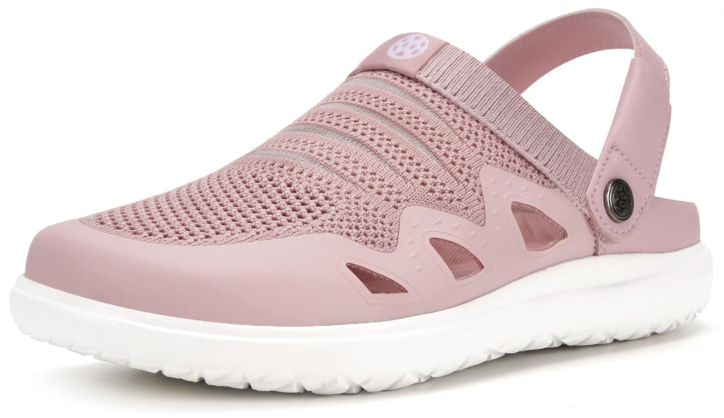Men's Women's Clogs Garden Shoes Slip On Sandals Breathable Summer Orthotic Walking Slippers with Plantar Fasciitis Soles