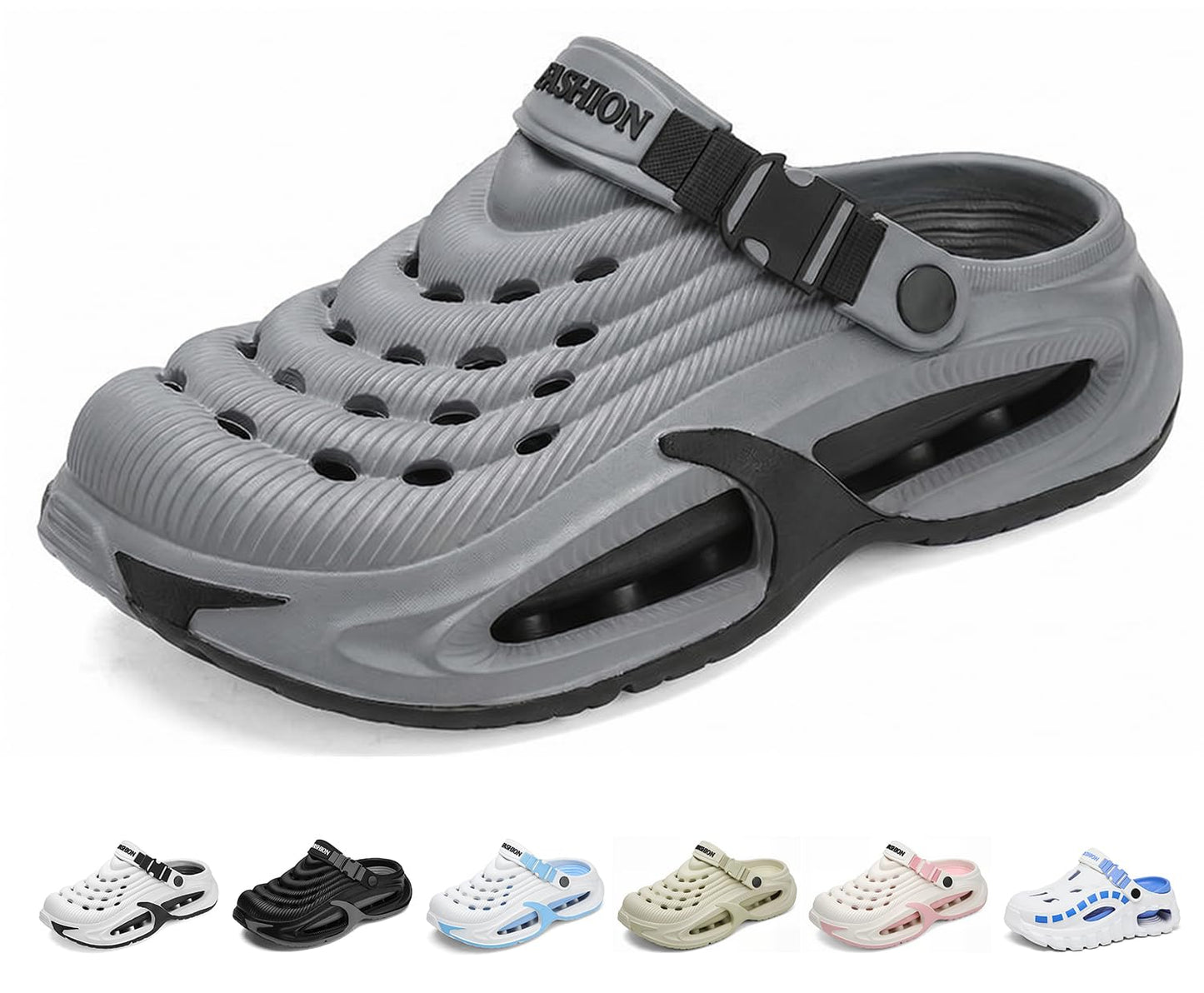 Summer Garden Clogs for Men and Women,Unisex Waterproof EVA Cloud Slides Sports Pillows Sandals Classic Beach Shoes