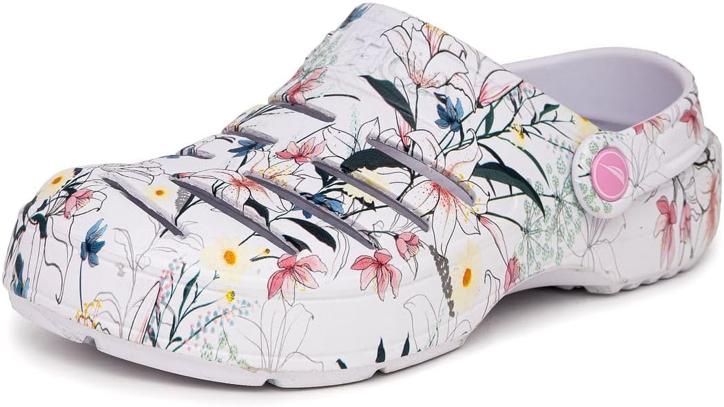 Nautica Women's Classic Slip-On Clogs - Comfortable Crafted Clog Water Shoes for Garden and Casual Wear