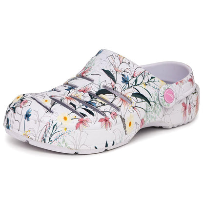 Nautica Women's Classic Slip-On Clogs - Comfortable Crafted Clog Water Shoes for Garden and Casual Wear