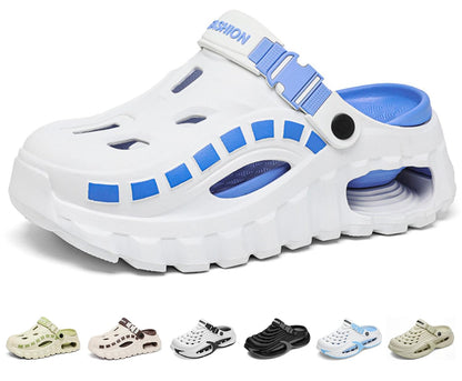 Summer Garden Clogs for Men and Women,Unisex Waterproof EVA Cloud Slides Sports Pillows Sandals Classic Beach Shoes