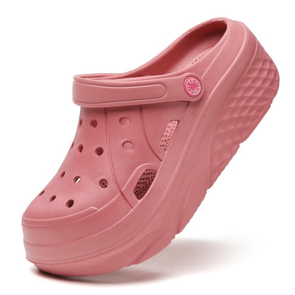 SECHRITE Womens Platform Clogs Garden Shoes Waterproof Beach Pool Sandals Summer Mules Home Slippers Shower Shoes