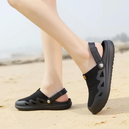Men's Women's Clogs Garden Shoes Slip On Sandals Breathable Summer Orthotic Walking Slippers with Plantar Fasciitis Soles