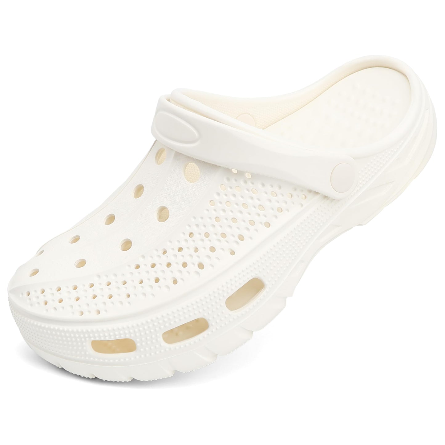 ChayChax Men's and Women's Arch Support Clogs Garden Shoes Slip-on Outdoor Beach Water Sandals with Removable Cushion Footbed