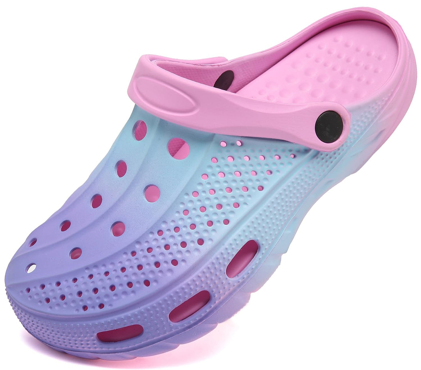 ChayChax Men's and Women's Arch Support Clogs Garden Shoes Slip-on Outdoor Beach Water Sandals with Removable Cushion Footbed