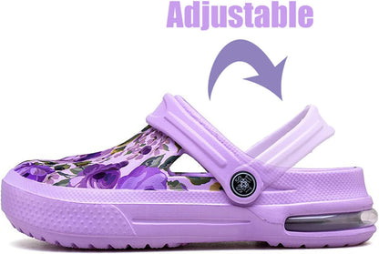 Women's Garden Clogs Shoes Casual Slipper Beach Sandals Anti-Slip Pool Water Shoes Home Slippers Summer Footwear