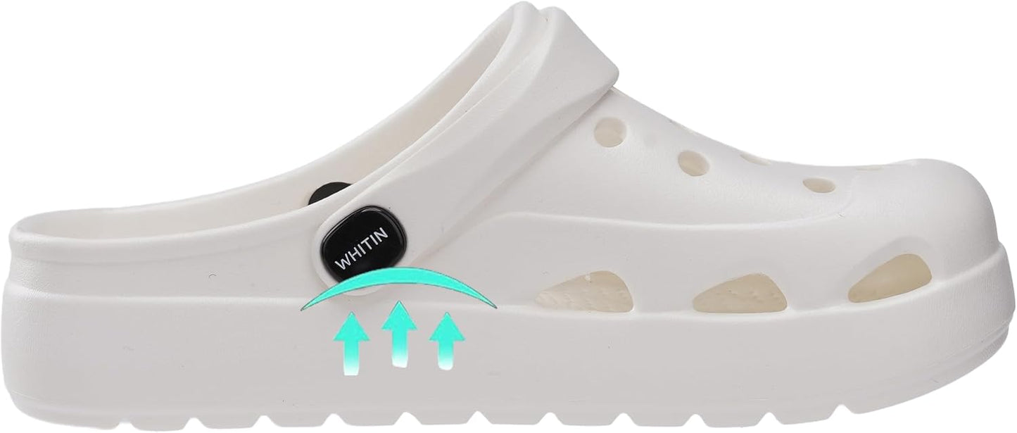 WHITIN Unisex Clogs with Arch Support, Lightweight Garden Shoes for Women and Men