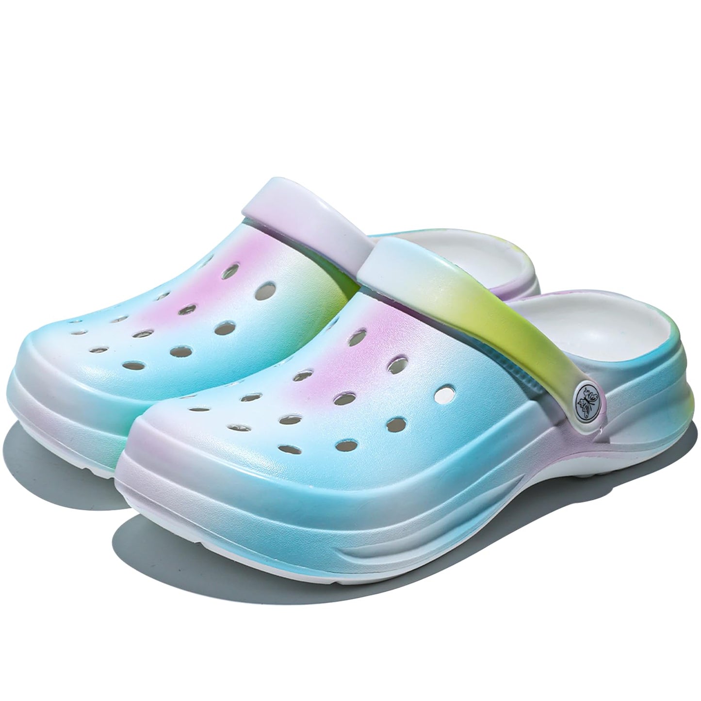 Tie-dye Garden Clogs for Women, Comfortable Slip-on Clog Shoes for Gardening, Beach, Pool, Outdoor & Indoor Use, Slippers & Sandals for All Seasons