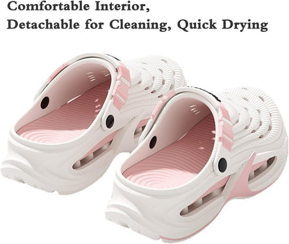 Summer Garden Clogs for Men and Women,Unisex Waterproof EVA Cloud Slides Sports Pillows Sandals Classic Beach Shoes
