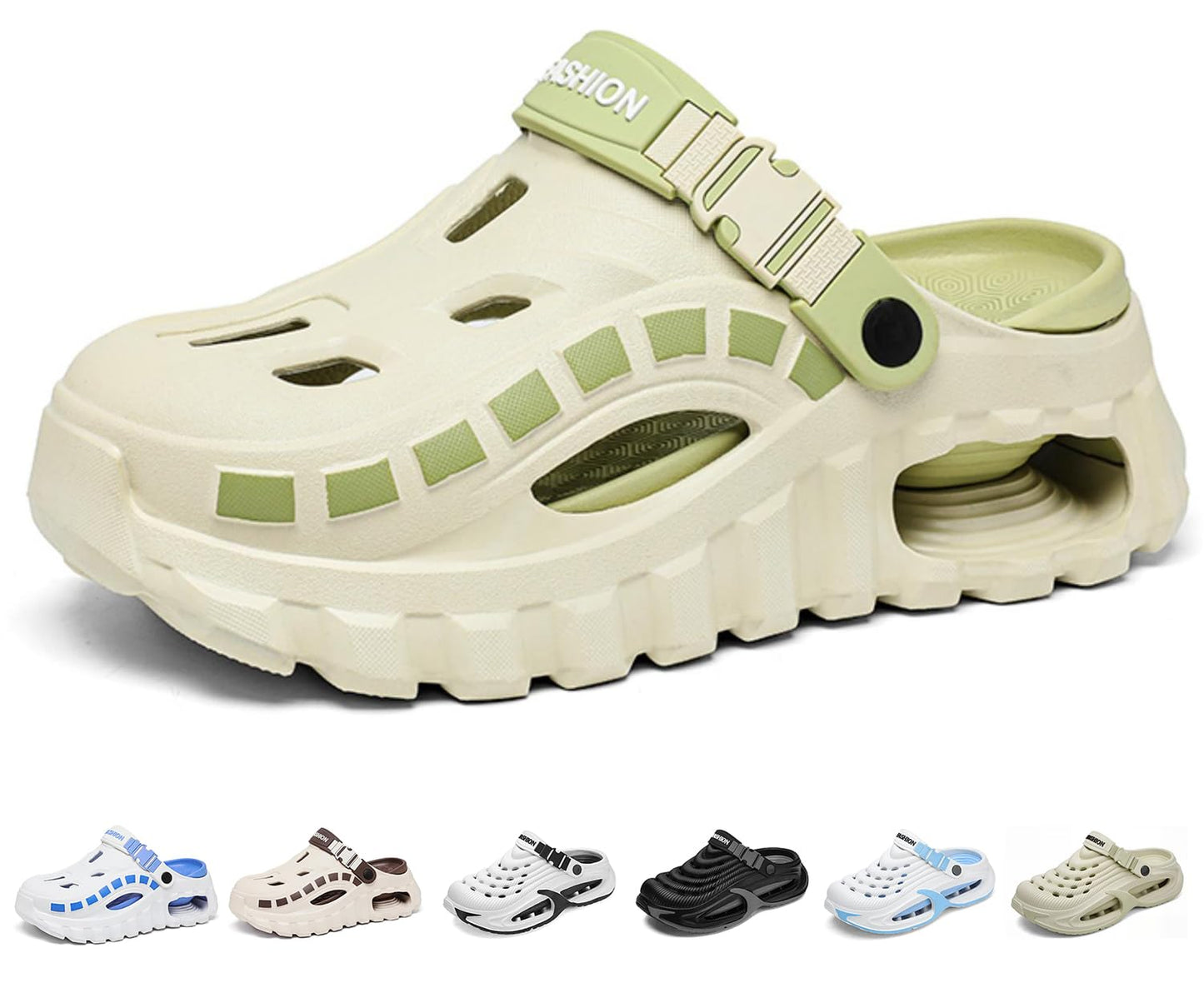 Summer Garden Clogs for Men and Women,Unisex Waterproof EVA Cloud Slides Sports Pillows Sandals Classic Beach Shoes