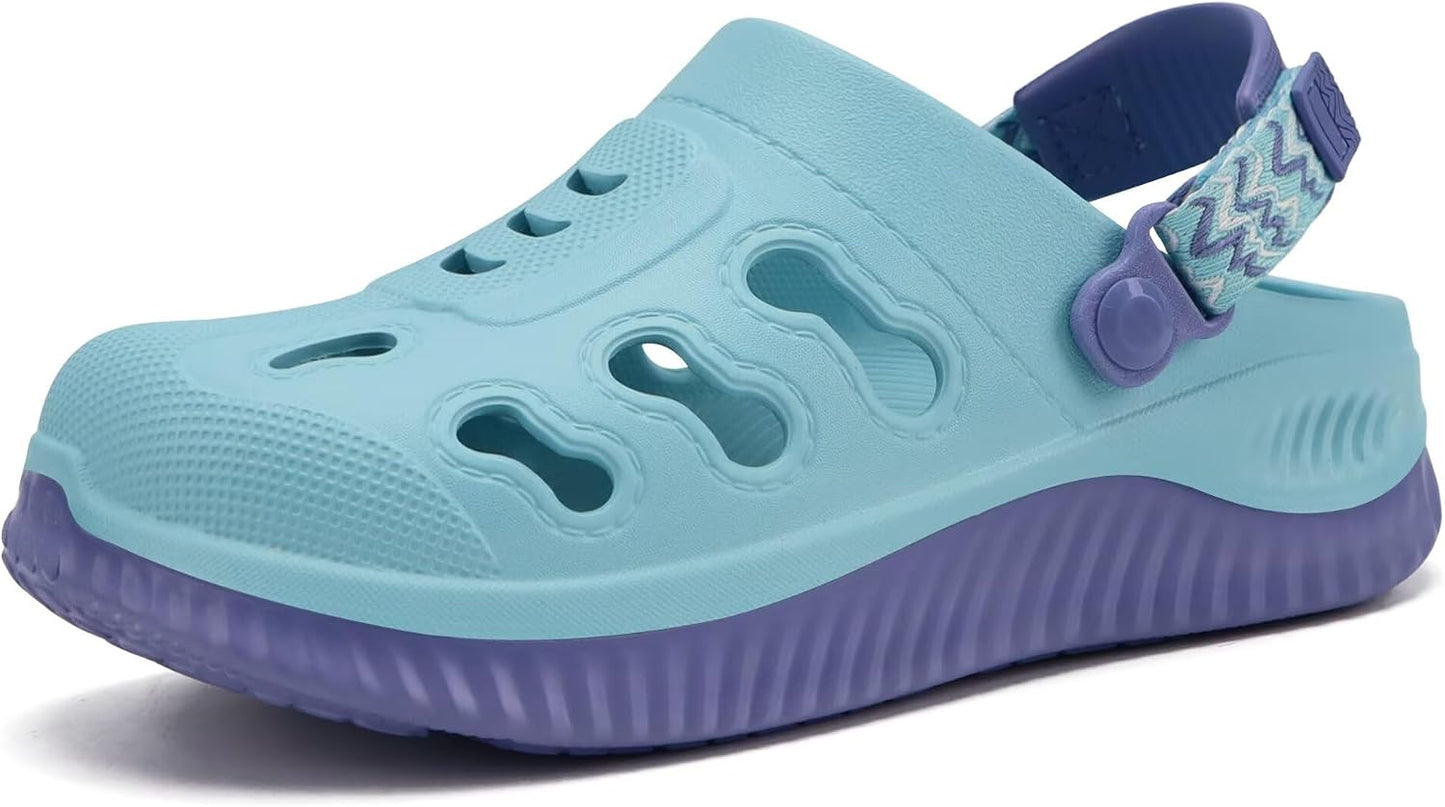 KuaiLu Womens Classic Recovery Clogs Comfortable Walking Cushion Sandals for Women Relif Plantar Fasciitis Ladies Orthotic Arch Support Slip-on Mules, Adult Slip Resistant Shoes