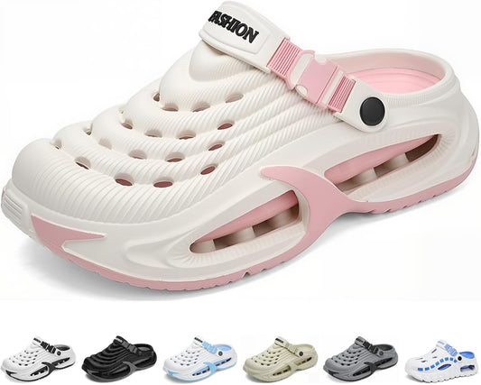 Summer Garden Clogs for Men and Women,Unisex Waterproof EVA Cloud Slides Sports Pillows Sandals Classic Beach Shoes