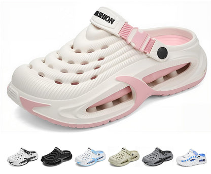 Summer Garden Clogs for Men and Women,Unisex Waterproof EVA Cloud Slides Sports Pillows Sandals Classic Beach Shoes