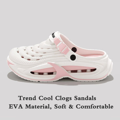Summer Garden Clogs for Men and Women,Unisex Waterproof EVA Cloud Slides Sports Pillows Sandals Classic Beach Shoes