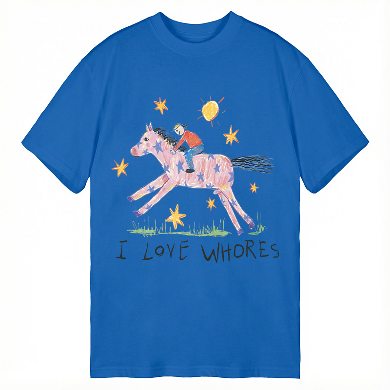 Modecanvas I Love Whores Meme DTG Printing Classic T-Shirt
