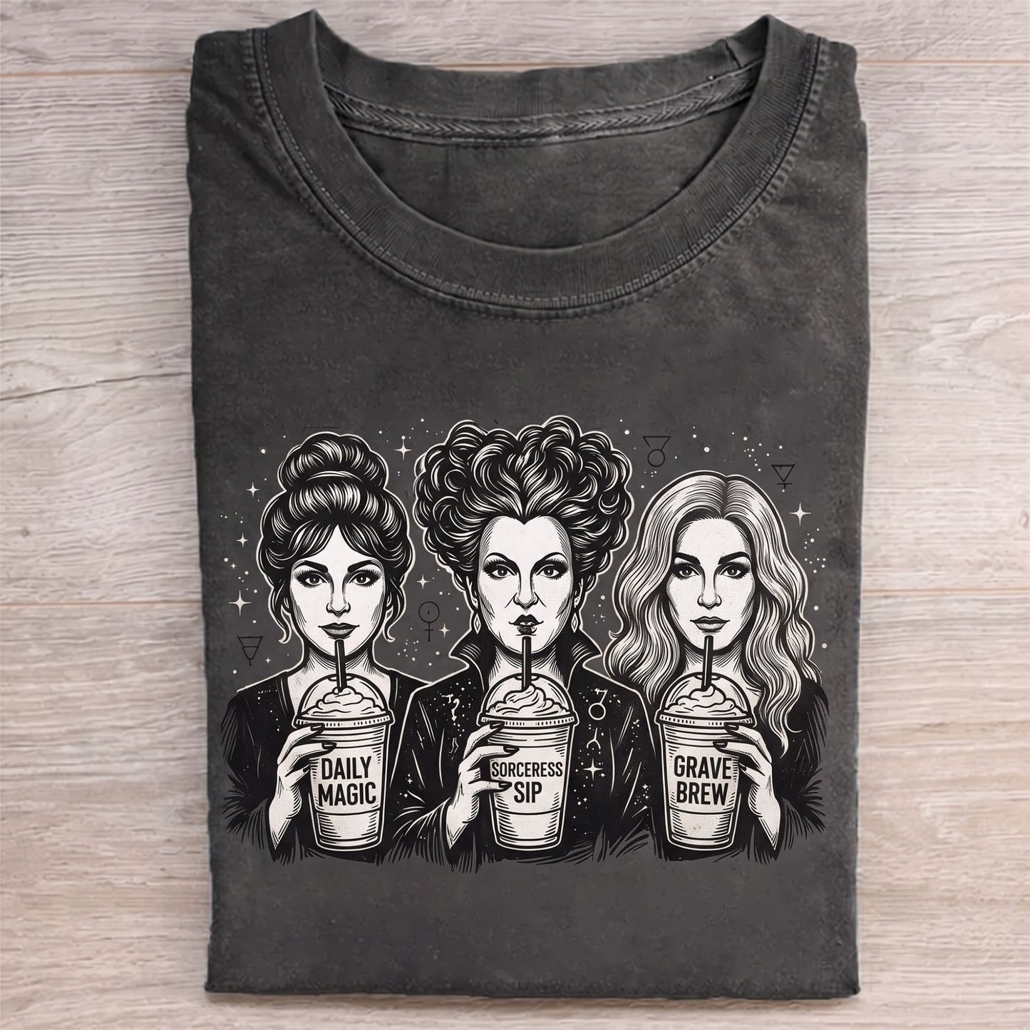 Witch Coffee Halloween T-shirt