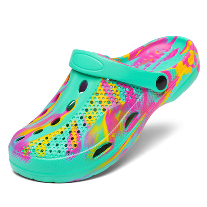 SOSOWHLTE Men's Women's Arch Support Clogs,Unisex Garden Shoes Comfortable Slip-on Outdoor Sandals Slippers for Beach Casual