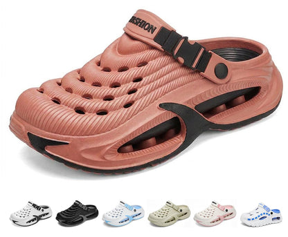 Summer Garden Clogs for Men and Women,Unisex Waterproof EVA Cloud Slides Sports Pillows Sandals Classic Beach Shoes