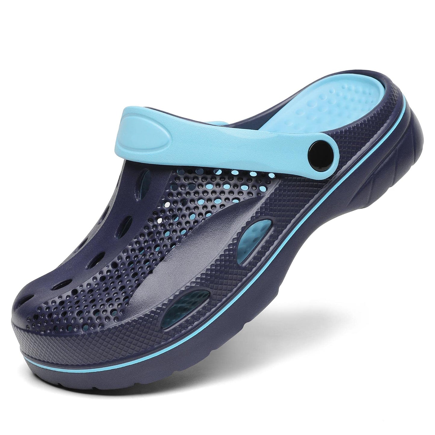 SOSOWHLTE Men's and Women's Arch Support Clogs Garden Shoes Slip-on Outdoor Beach Slippers with Removable Cushion Insole