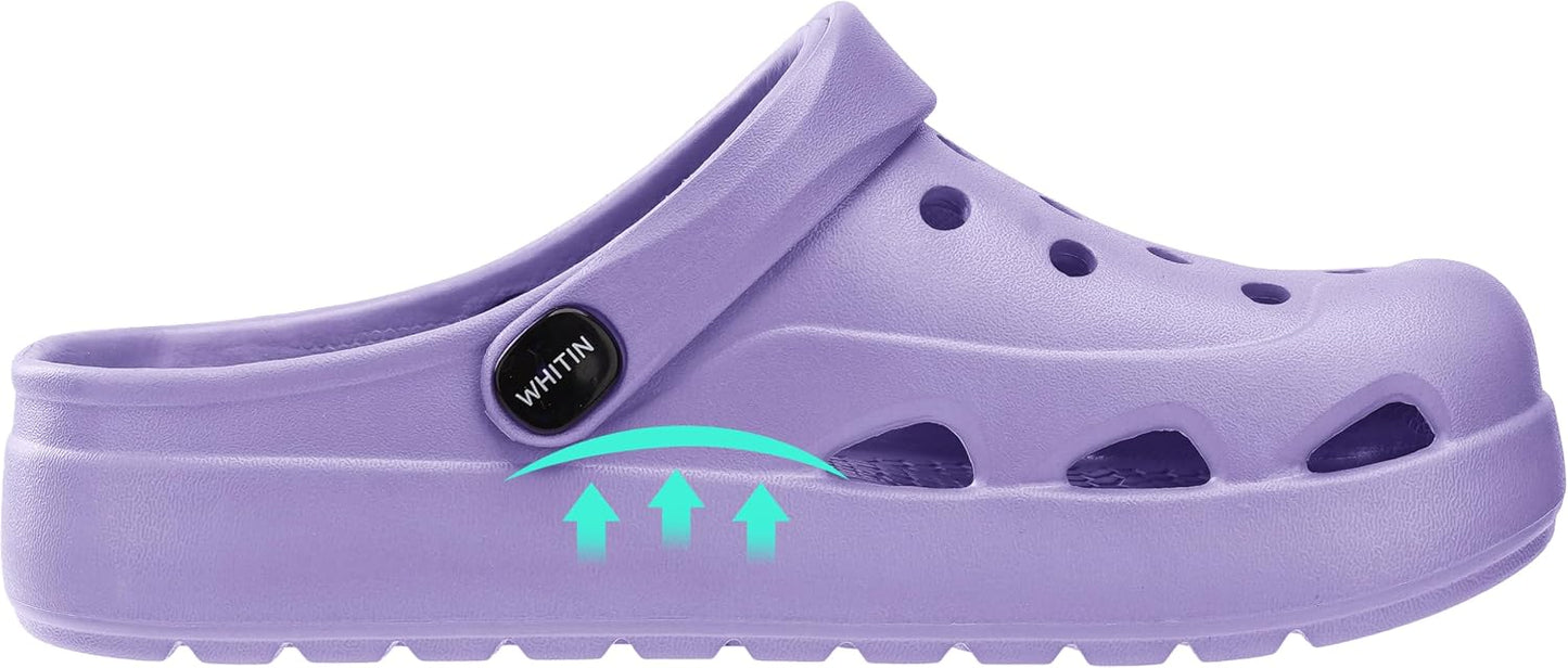 WHITIN Unisex Clogs with Arch Support, Lightweight Garden Shoes for Women and Men