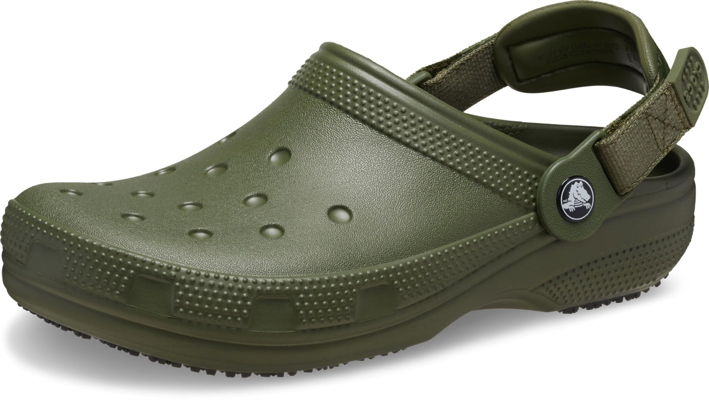 Crocs Unisex-Adult Classic Work Clogs | Enclosed Toe | Slip Resistant | All Day Comfort