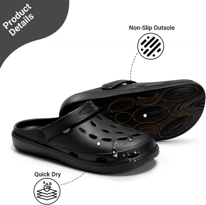 FITORY Unisex Garden Clogs, Womens and Mens EVA Slip on Shoes, Comfortable Quick Dry Lightweight Sandals for Beach Casual, Indoor and Outdoor Size 6-15