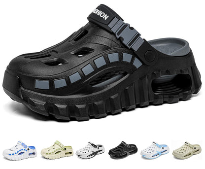 Summer Garden Clogs for Men and Women,Unisex Waterproof EVA Cloud Slides Sports Pillows Sandals Classic Beach Shoes