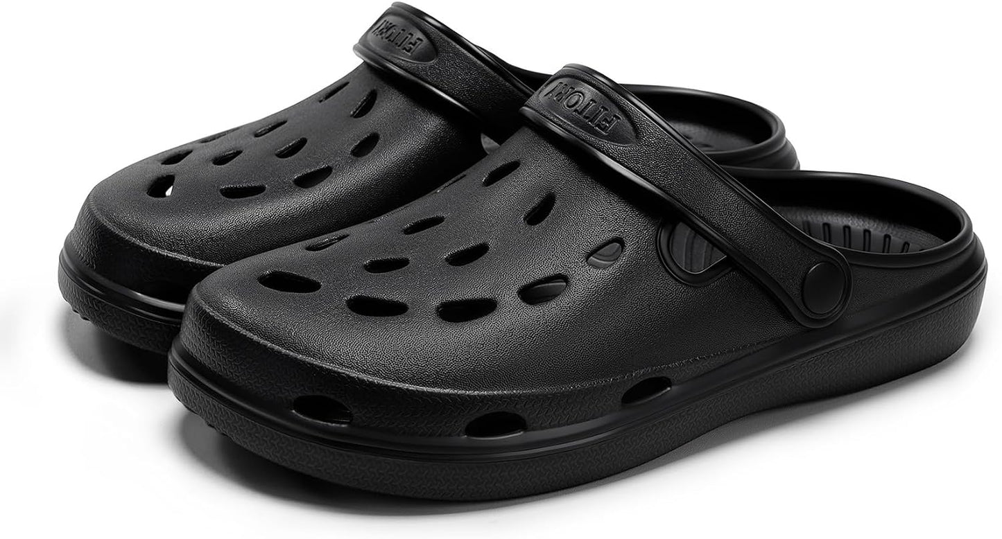 FITORY Unisex Garden Clogs, Womens and Mens EVA Slip on Shoes, Comfortable Quick Dry Lightweight Sandals for Beach Casual, Indoor and Outdoor Size 6-15