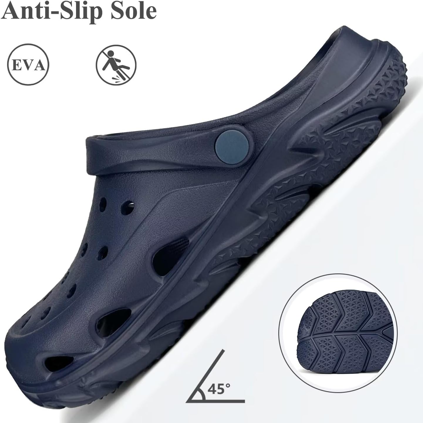 Scecocrs Womens Mens Arch Suppor Clogs Garden Shoes Adult Slip On Outdoor Spoort Sandals Summer Water Beach Shoes Casual Slippers Lightweight Breathable Non Slip