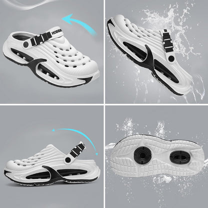 Summer Garden Clogs for Men and Women,Unisex Waterproof EVA Cloud Slides Sports Pillows Sandals Classic Beach Shoes