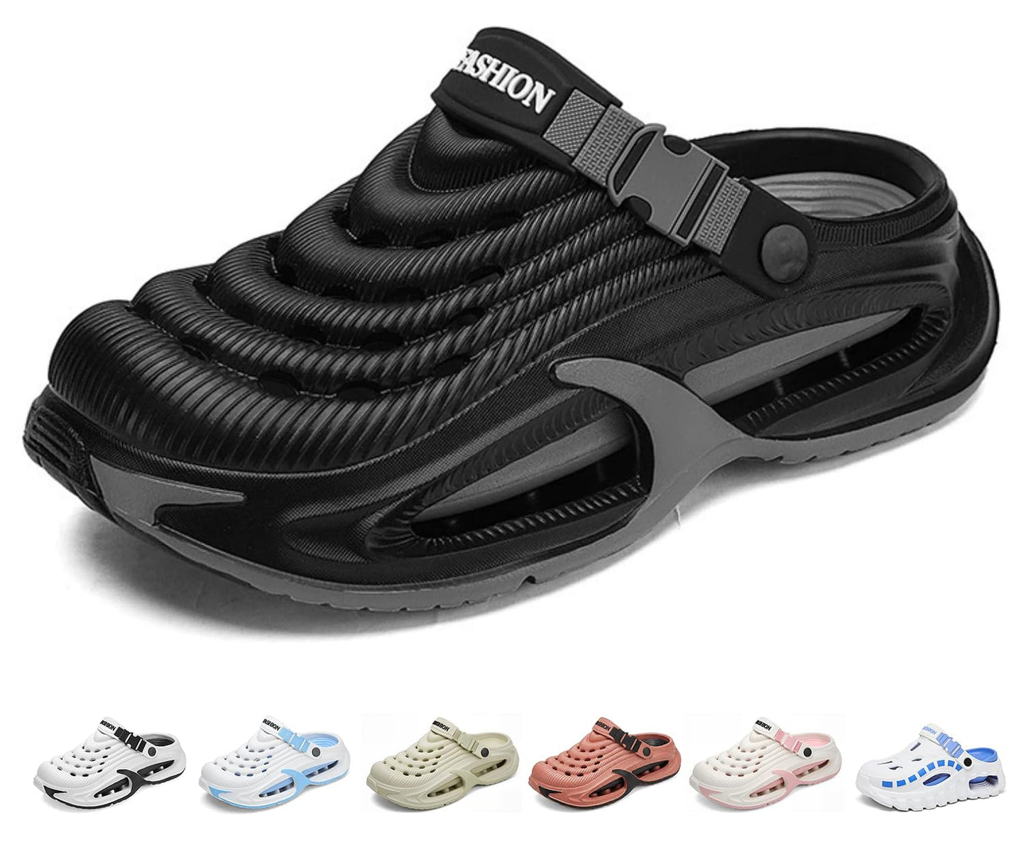 Summer Garden Clogs for Men and Women,Unisex Waterproof EVA Cloud Slides Sports Pillows Sandals Classic Beach Shoes