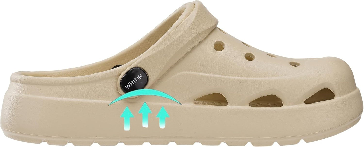 WHITIN Unisex Clogs with Arch Support, Lightweight Garden Shoes for Women and Men