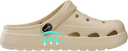 WHITIN Unisex Clogs with Arch Support, Lightweight Garden Shoes for Women and Men