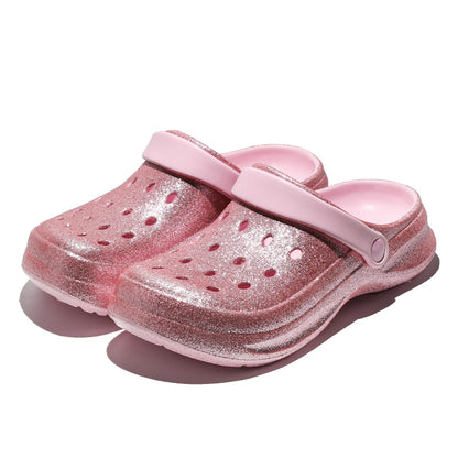 Tie-dye Garden Clogs for Women, Comfortable Slip-on Clog Shoes for Gardening, Beach, Pool, Outdoor & Indoor Use, Slippers & Sandals for All Seasons