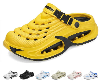 Summer Garden Clogs for Men and Women,Unisex Waterproof EVA Cloud Slides Sports Pillows Sandals Classic Beach Shoes